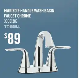 Canac Marizo 2-Handle Wash Basin Faucet Chrome offer