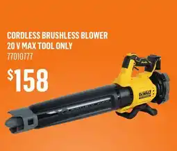 Canac Cordless Brushless Blower 20 V Max Tool Only offer