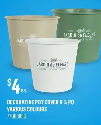 Canac Decorative Pot Cover 8 7/8 po Various Colours offer