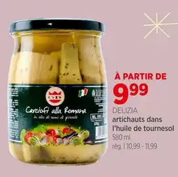 Avril Artichauts dans l'huile de tournesol offer