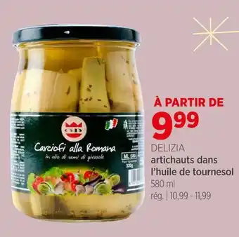 Avril Artichauts dans l'huile de tournesol offer