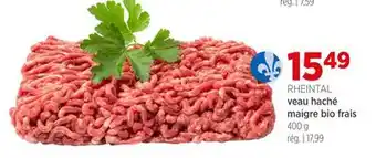 Avril veau haché maigre bio frais offer