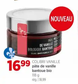 Avril pâte de vanille bantoue bio offer