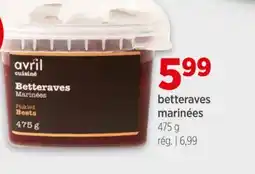 Avril betteraves marinées offer