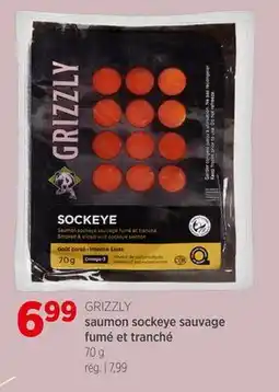 Avril saumon sockeye sauvage fumé ettranché offer