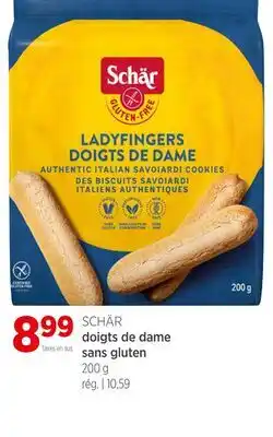 Avril doigts de dame sans gluten offer