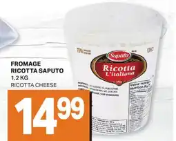 L'Intermarché FROMAGE RICOTTA | RICOTTA CHEESE, 1,2 KG offer