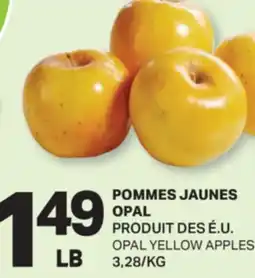 L'Intermarché POMMES JAUNES | OPAL YELLOW APPLES offer