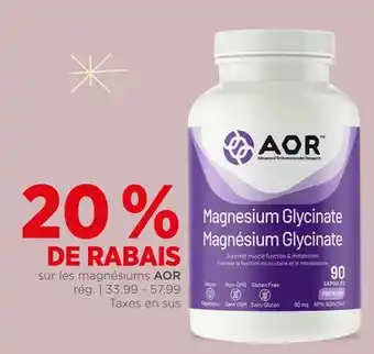 Avril magnésiums offer