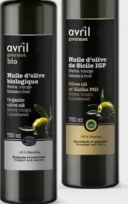 Avril biologique ou IGP offer