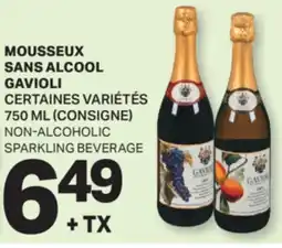 L'Intermarché MOUSSEUX SANS ALCOOL GAVIOLI | SPARKLING BEVERAGE offer