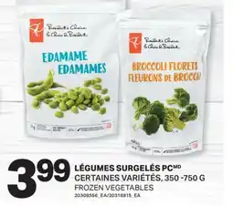 L'Intermarché LÉGUMES SURGELÉS | FROZEN VEGETABLES, 350 -750 G offer