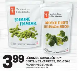 L'Intermarché LÉGUMES SURGELÉS | FROZEN VEGETABLES, 350 -750 G offer