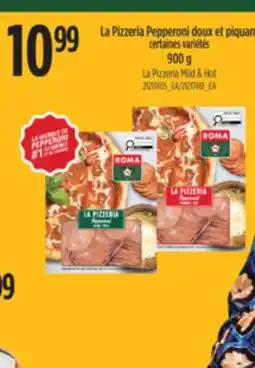 L'Intermarché LA PIZZERIA PEPPERONI DOUX ET PIQUANT | MILD & HOT, 900 G offer