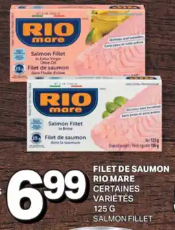 L'Intermarché FILET DE SAUMON RIO MARE | SALMON FILLET, 125 G offer