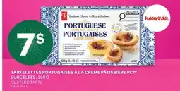 L'Intermarché TARTELETTES PORTUGAISES À LA CRÈME PÂTISSIÈRE PCMD | CUSTARD TARTS, 360 G offer