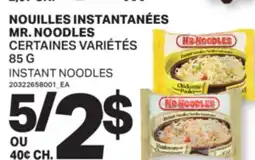 L'Intermarché NOUILLES INSTANTANÉES MR. NOODLES | INSTANT NOODLES, 85 G offer