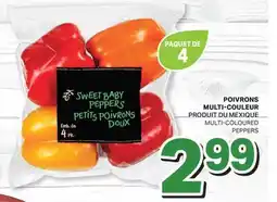 L'Intermarché POIVRONS MULTI-COULEUR | MULTI-COLOURED PEPPERS offer