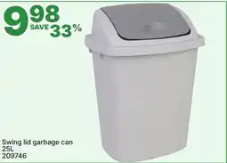 Rossy Swing lid garbage can offer