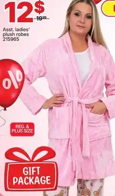 Rossy Asst. ladies' plush robes offer