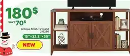 Rossy Antique finish TV stand offer