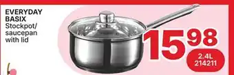 Rossy EVERYDAY BASIX Stockpot/ saucepan with lid offer