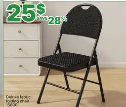 Rossy Deluxe fabric folding chair offer