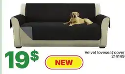 Rossy Velvet loveseat cover offer