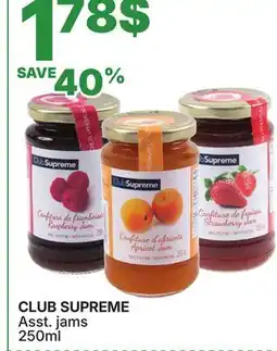 Rossy CLUB SUPREME Asst. jams 250ml offer
