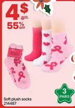 Rossy Soft plush socks offer
