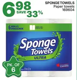 Rossy SPONGE TOWELS Paper towels offer