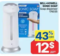 Rossy BELL+HOWELL SONIC SOAP Soap dispenser offer