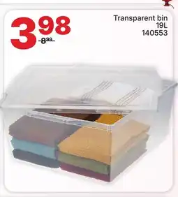 Rossy Transparent bin offer