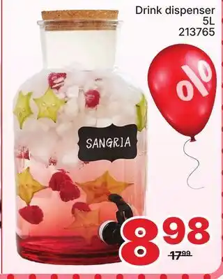 Rossy Drink dispenser offer