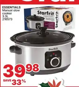 Rossy ESSENTIALS Manual slow cooker offer
