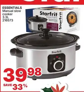 Rossy ESSENTIALS Manual slow cooker offer
