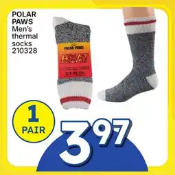 Rossy POLAR PAWS Men's thermal socks offer