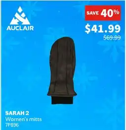 Sports Experts AUCLAIR SARAH 2 Women's mitts offer