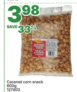 Rossy Caramel corn snack offer