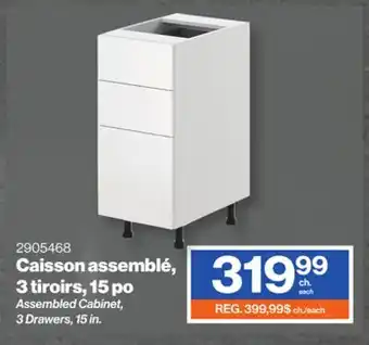 Patrick Morin Assembled Cabinet, 3 Drawers, 15 in offer