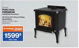 Patrick Morin FORGERON Wood Stove offer