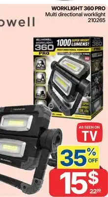 Rossy WORKLIGHT 360 PRO Multi directional worklight offer