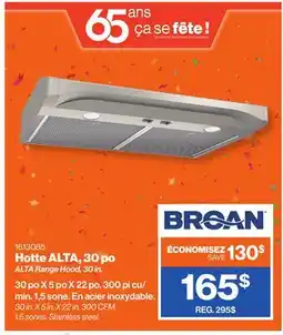 Patrick Morin ALTA Range Hood, 30 in offer