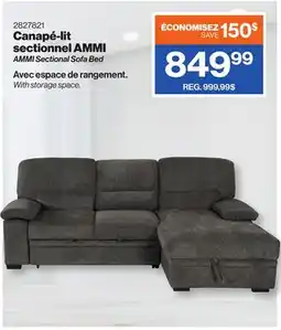 Patrick Morin AMMI Sectional Sofa Bed offer