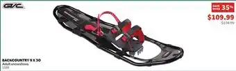 Sports Experts GVC BACKCOUNTRY 9 X 30 Adult snowshoes offer