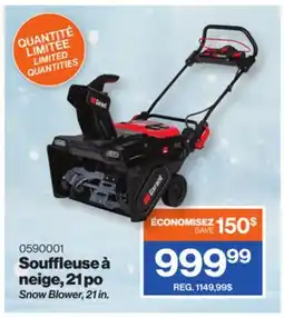 Patrick Morin Snow Blower, 21 in offer