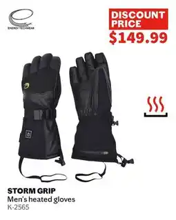 Sports Experts ENERGY TECHWEAR STORM GRIP Men's heated gloves offer
