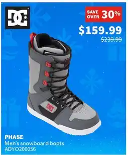 Sports Experts DC PHASE Men's snowboard boots offer