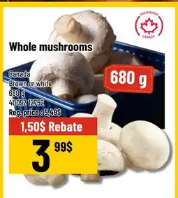 Mayrand Whole mushrooms offer