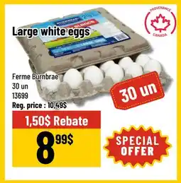 Mayrand Ferme Burnbrae White Large Egg 30 un offer